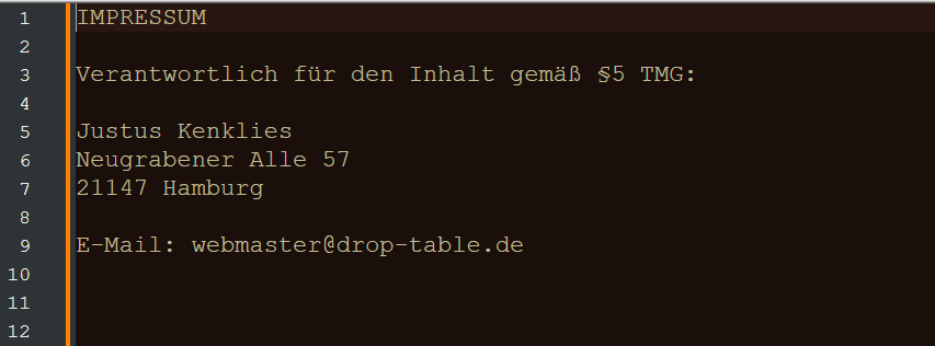 Impressum